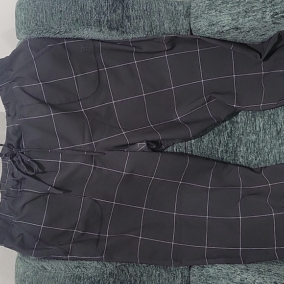 Albion Black Windowpane Women's Jetsetters / Joggers - Picture 5 of 6